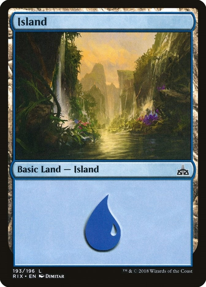 Image for Island (193) [Rivals of Ixalan] - Magic: The Gathering