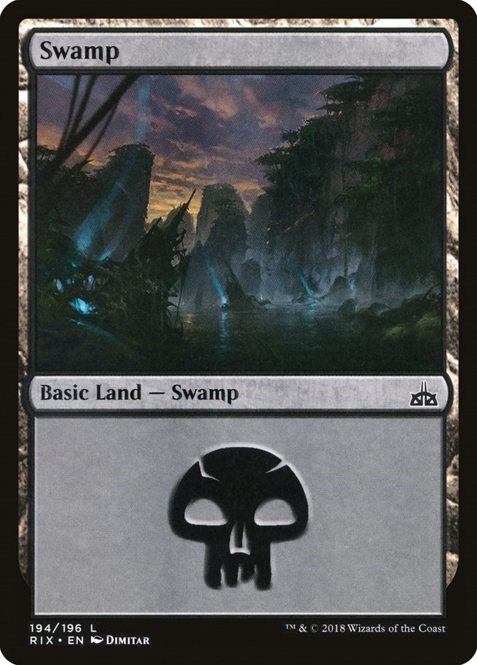 Image for Swamp (194) [Rivals of Ixalan] - Magic: The Gathering