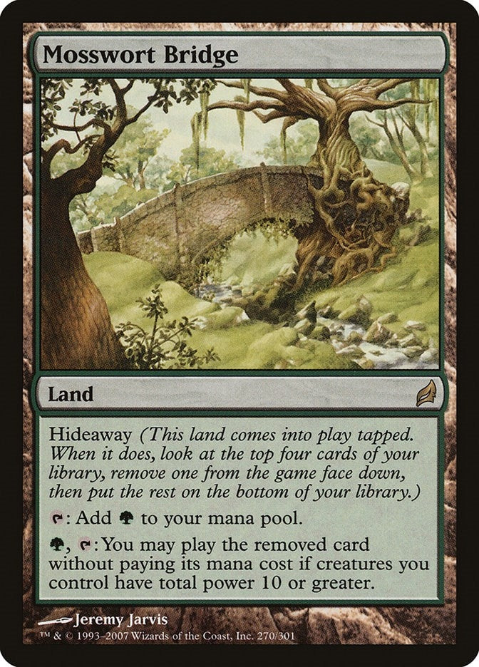 Image for Mosswort Bridge (270) [Lorwyn] - Magic: The Gathering