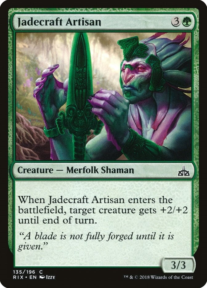Image for Jadecraft Artisan (135) [Rivals of Ixalan] - Magic: The Gathering