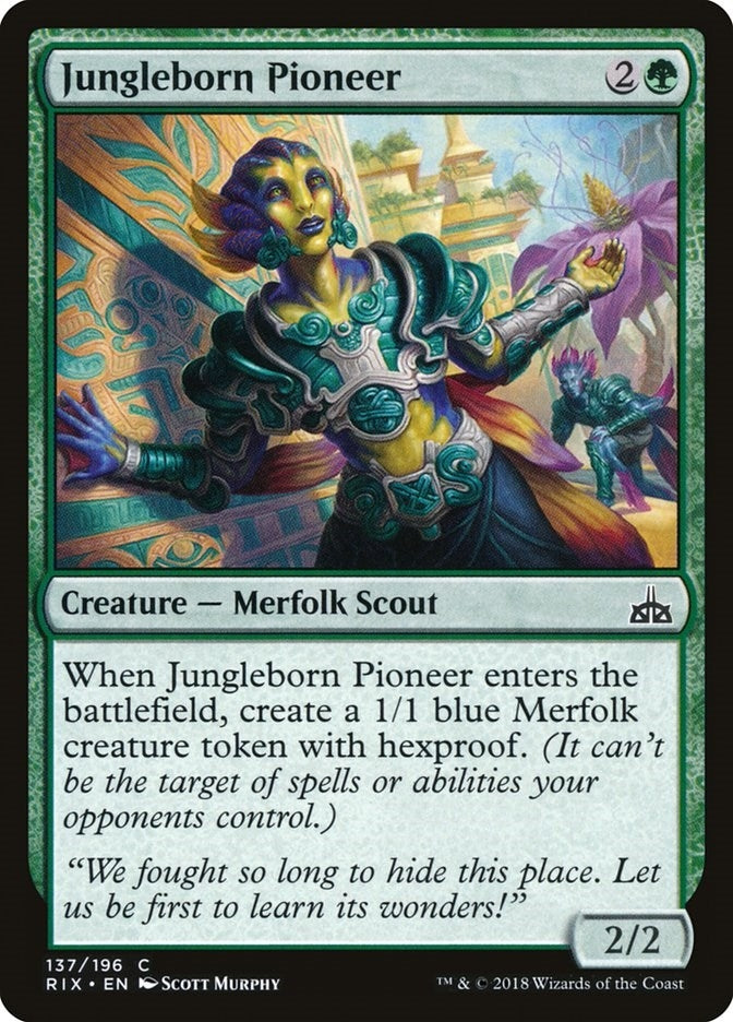 Image for Jungleborn Pioneer (137) [Rivals of Ixalan] - Magic: The Gathering