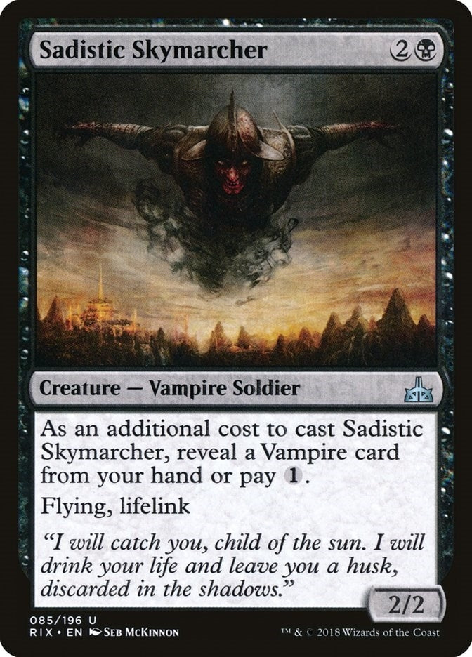 Image for Sadistic Skymarcher (85) [Rivals of Ixalan] - Magic: The Gathering