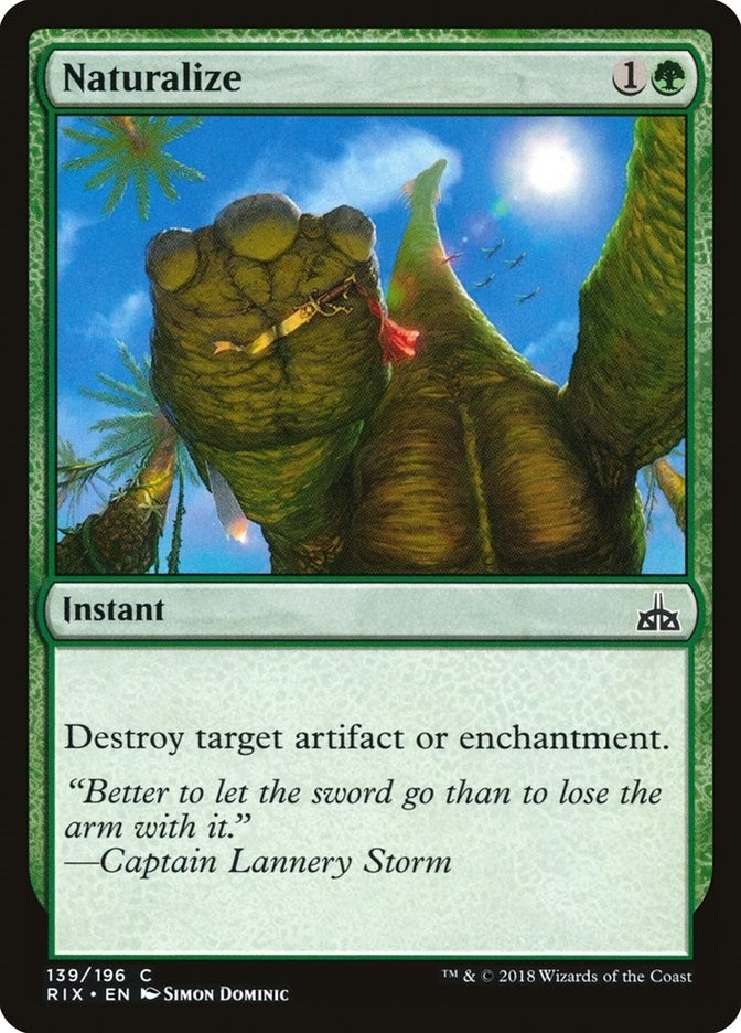 Image for Naturalize (139) [Rivals of Ixalan] - Magic: The Gathering