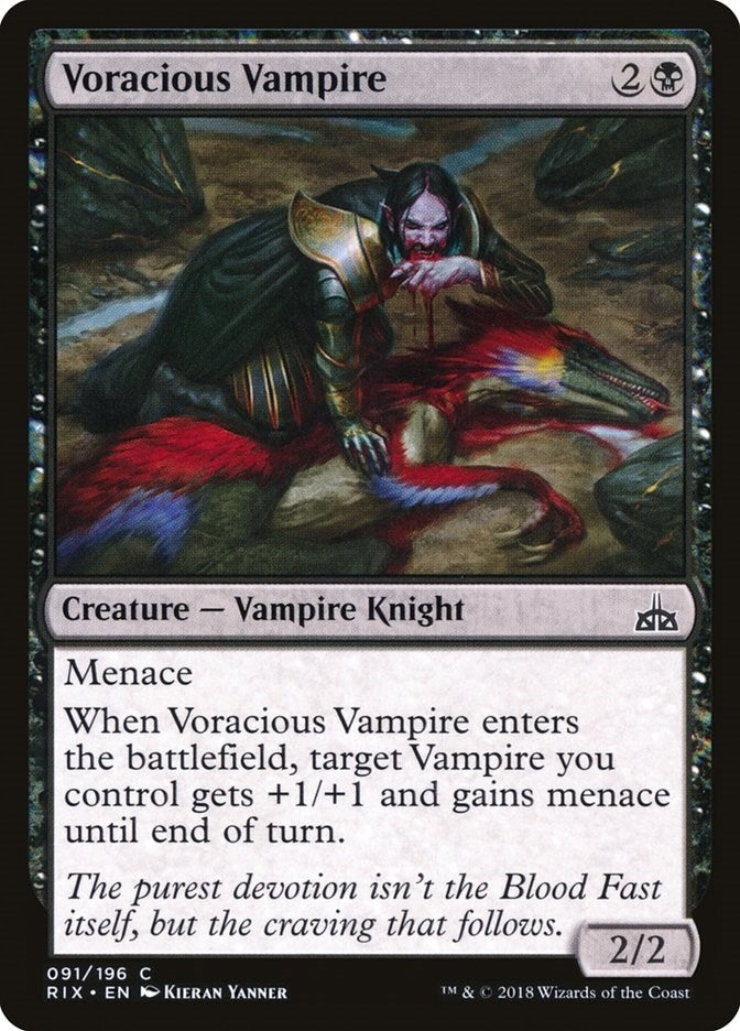 Image for Voracious Vampire (91) [Rivals of Ixalan] - Magic: The Gathering
