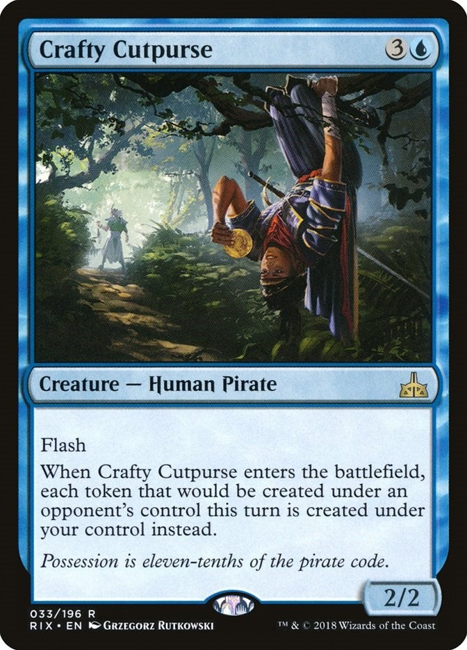 Image for Crafty Cutpurse (33) [Rivals of Ixalan] - Magic: The Gathering