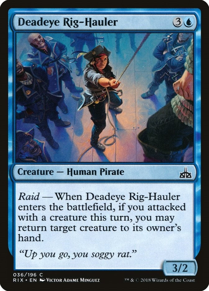 Image for Deadeye Rig-Hauler (36) [Rivals of Ixalan] - Magic: The Gathering