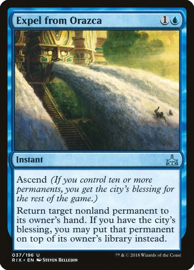 Image for Expel from Orazca (37) [Rivals of Ixalan] - Magic: The Gathering