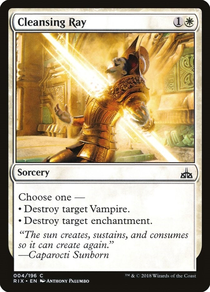 Image for Cleansing Ray (4) [Rivals of Ixalan] - Magic: The Gathering
