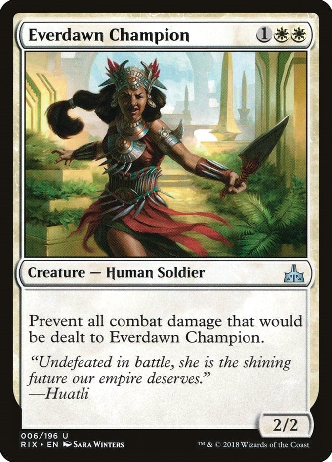 Image for Everdawn Champion (6) [Rivals of Ixalan] - Magic: The Gathering