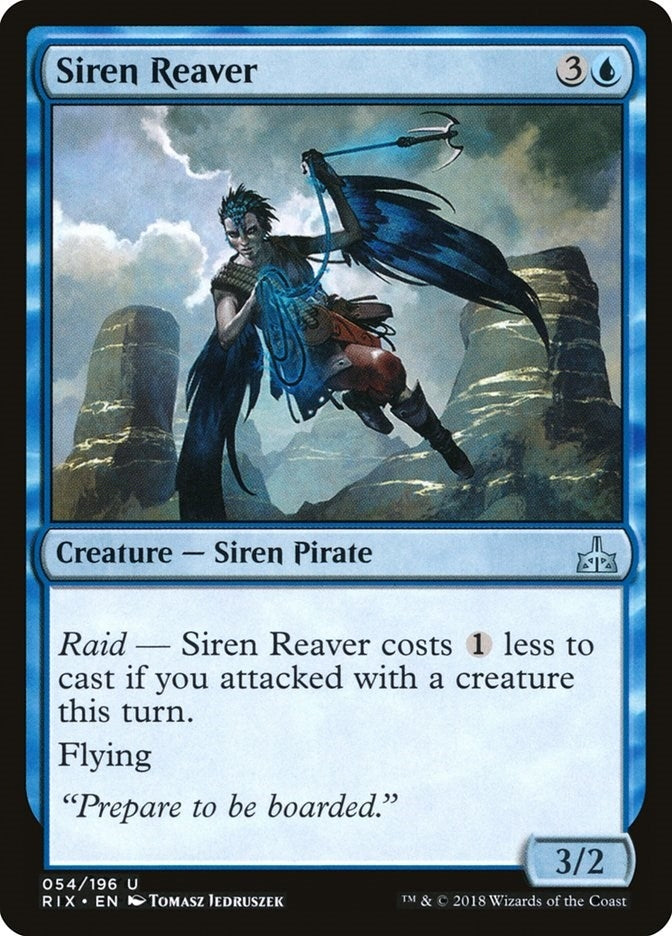 Image for Siren Reaver (54) [Rivals of Ixalan] - Magic: The Gathering