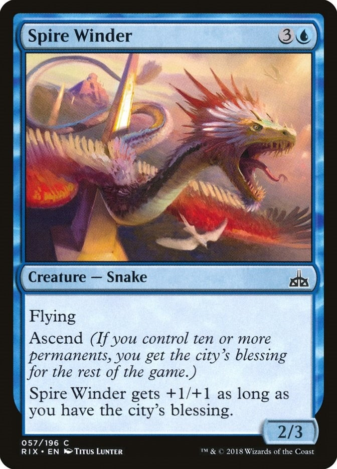 Image for Spire Winder (57) [Rivals of Ixalan] - Magic: The Gathering
