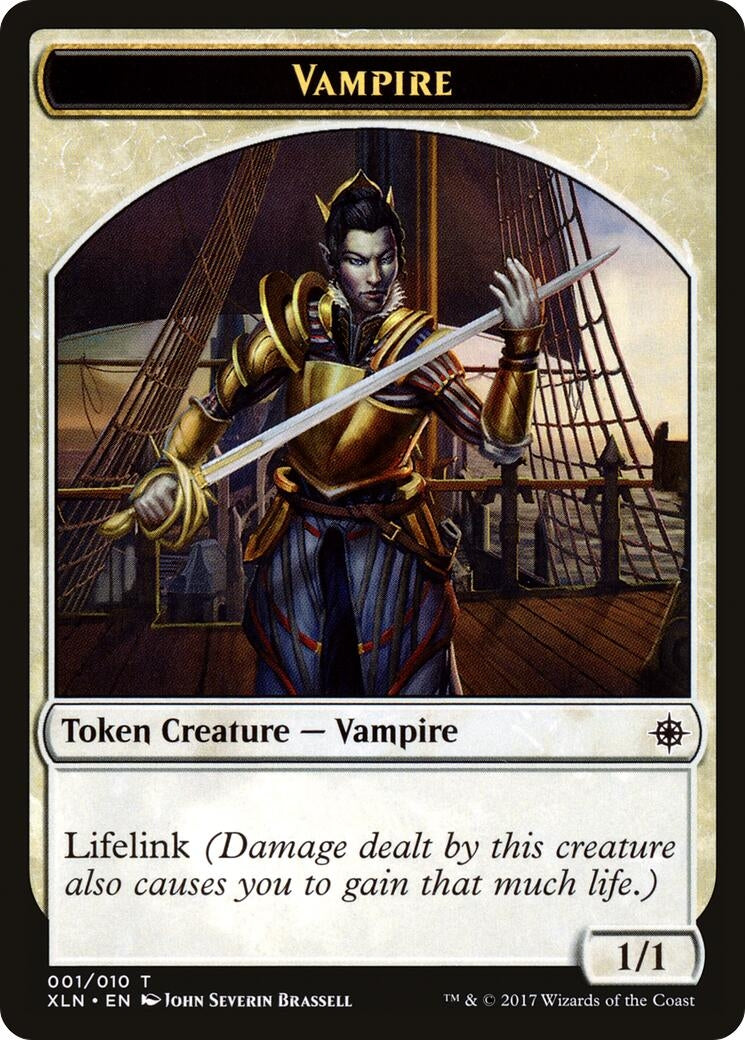 Image for Vampire // Treasure (008) Double-Sided Token (1 // 8) [Ixalan] - Magic: The Gathering