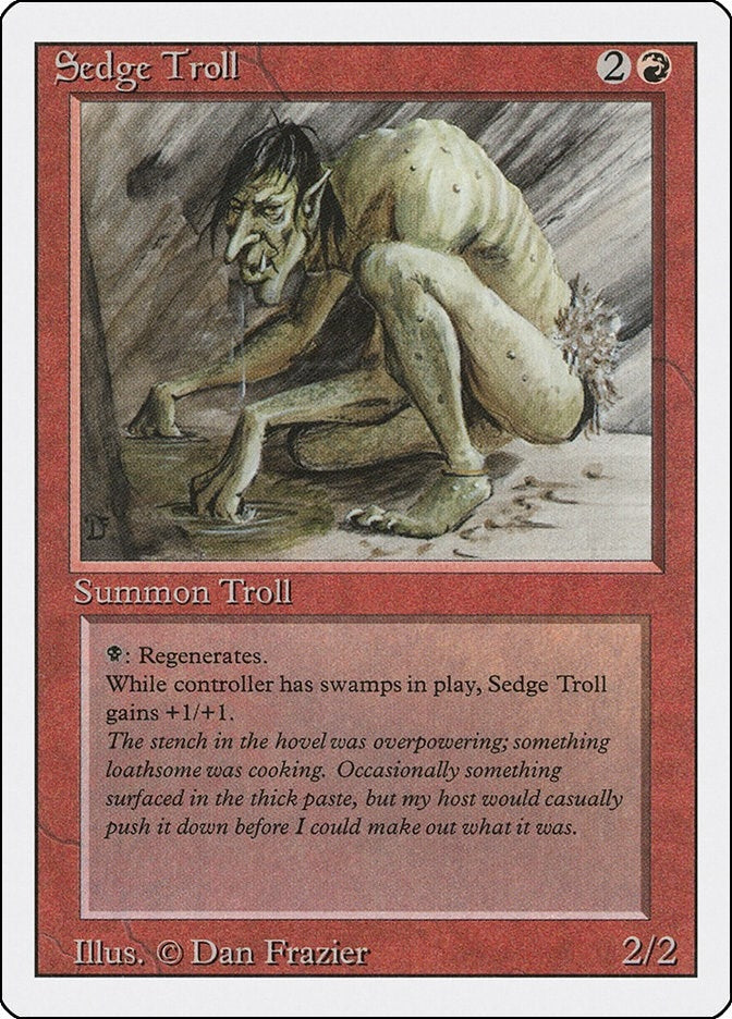 Image for Sedge Troll [Revised Edition] - Magic: The Gathering