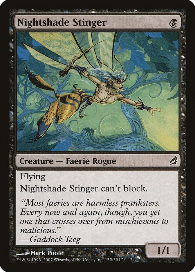 Image for Nightshade Stinger (132) [Lorwyn] - Magic: The Gathering