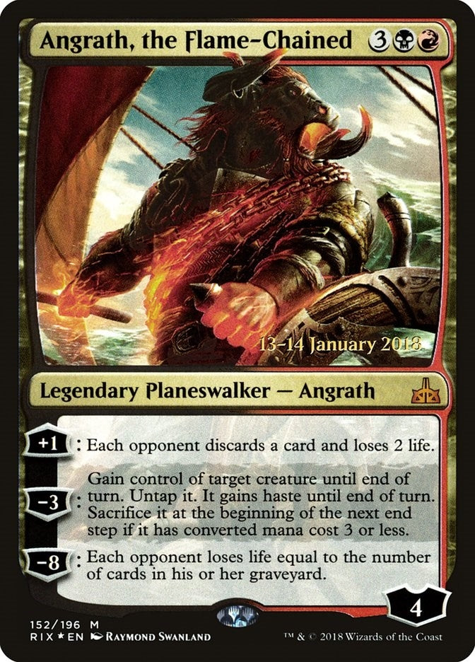 Image for Angrath, the Flame-Chained (152) [Prerelease Cards] - Magic: The Gathering