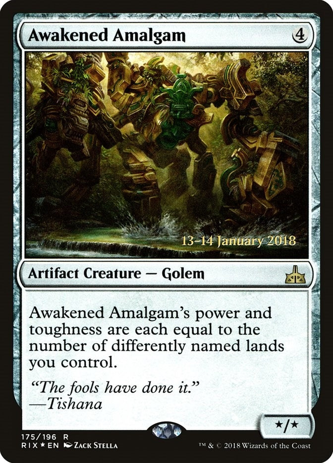 Image for Awakened Amalgam (175) [Prerelease Cards] - Magic: The Gathering