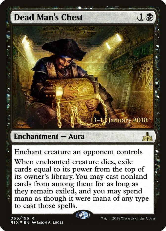 Image for Dead Man's Chest (66) [Prerelease Cards] - Magic: The Gathering