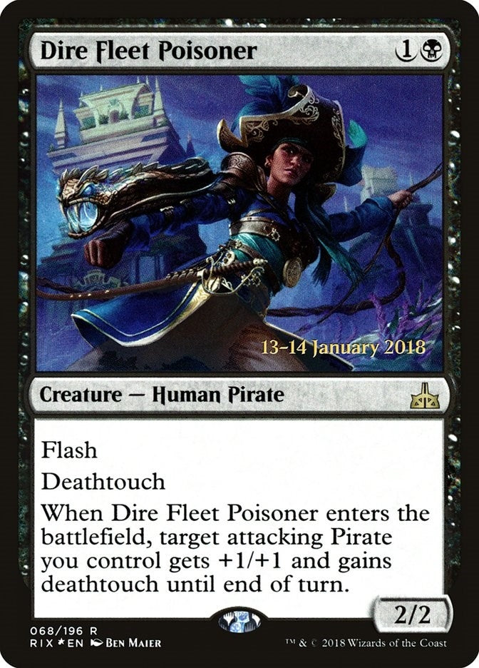 Image for Dire Fleet Poisoner (68) [Prerelease Cards] - Magic: The Gathering