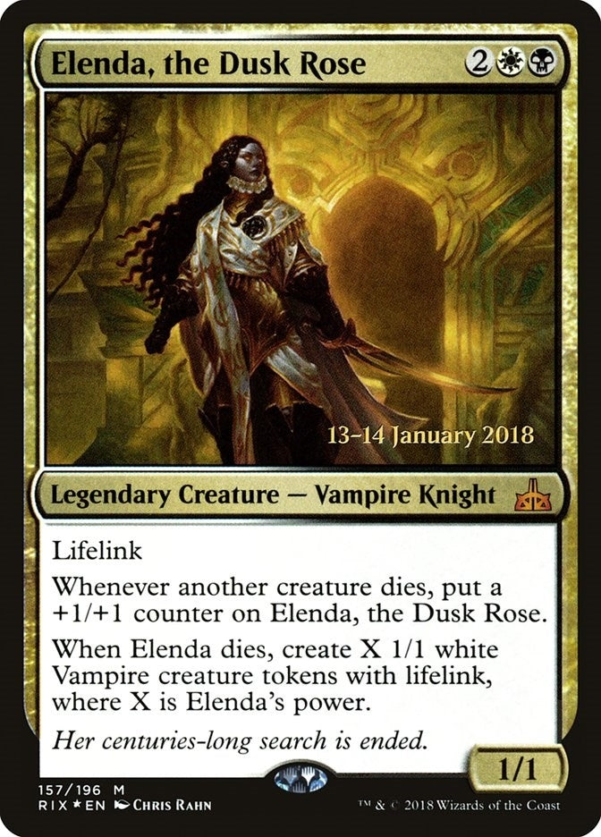 Image for Elenda, the Dusk Rose (157) [Prerelease Cards] - Magic: The Gathering