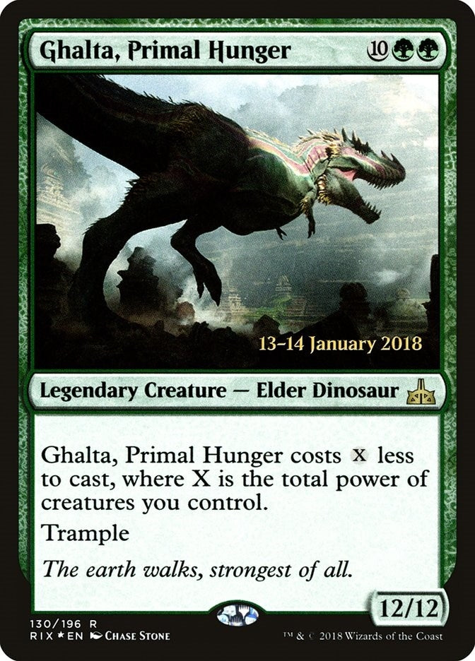 Image for Ghalta, Primal Hunger (RIX) (130) [Prerelease Cards] - Magic: The Gathering