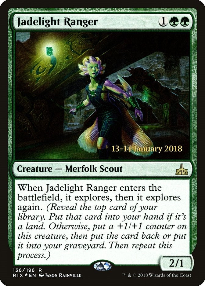 Image for Jadelight Ranger (136) [Prerelease Cards] - Magic: The Gathering