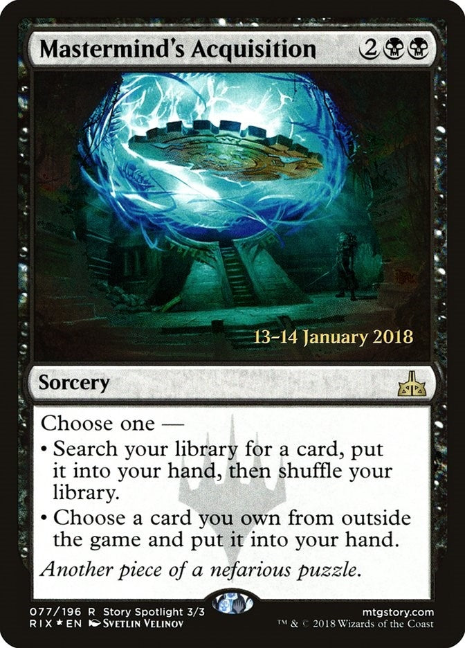 Image for Mastermind's Acquisition (77) [Prerelease Cards] - Magic: The Gathering