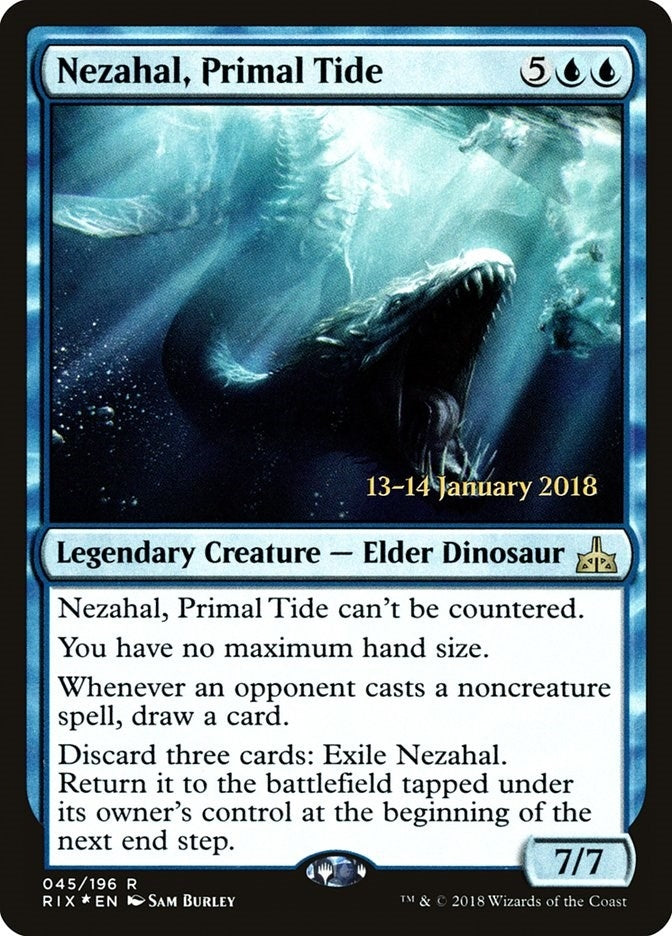 Image for Nezahal, Primal Tide (45) [Prerelease Cards] - Magic: The Gathering