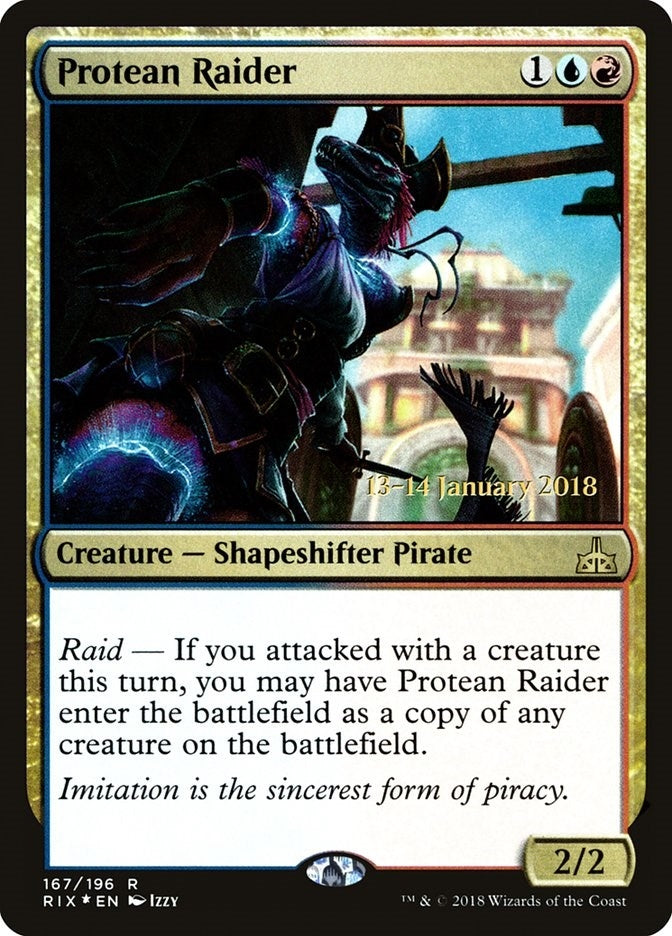 Image for Protean Raider (167) [Prerelease Cards] - Magic: The Gathering