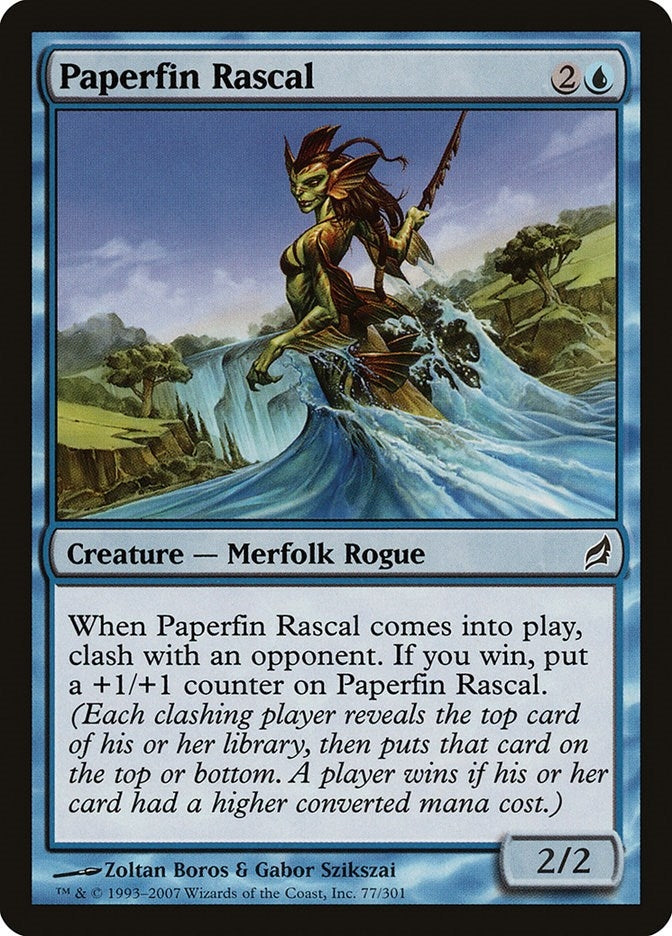 Image for Paperfin Rascal (77) [Lorwyn] - Magic: The Gathering