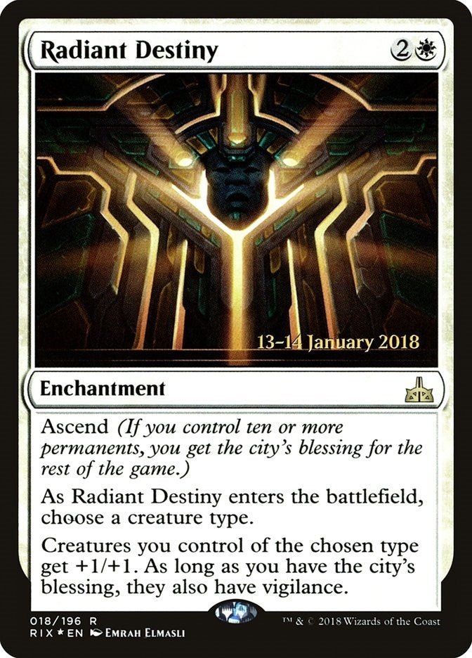 Image for Radiant Destiny (18) [Prerelease Cards] - Magic: The Gathering