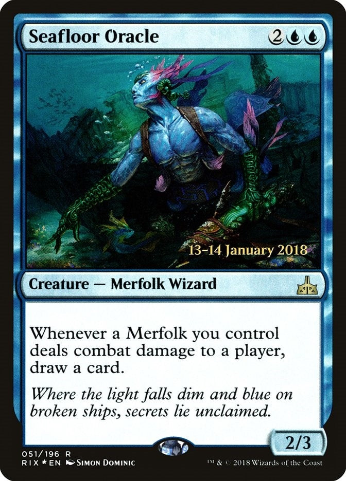 Image for Seafloor Oracle (51) [Prerelease Cards] - Magic: The Gathering