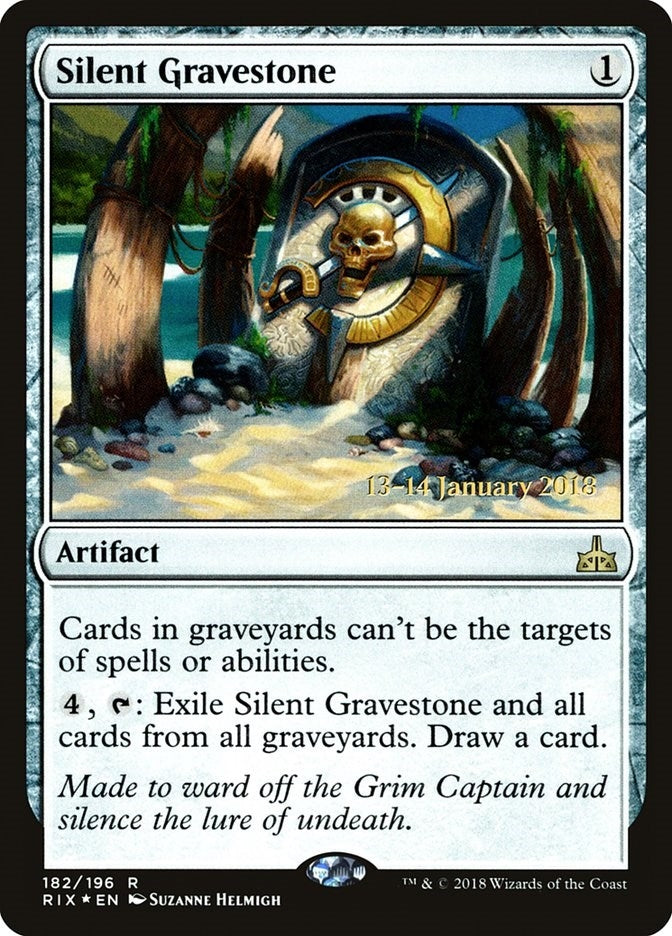 Image for Silent Gravestone (182) [Prerelease Cards] - Magic: The Gathering