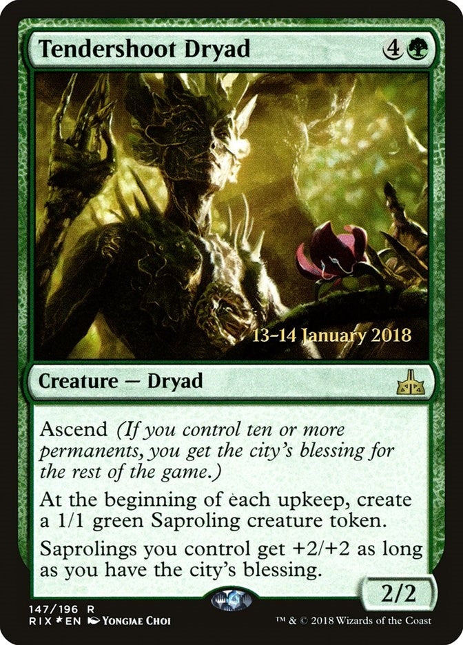 Image for Tendershoot Dryad (147) [Prerelease Cards] - Magic: The Gathering