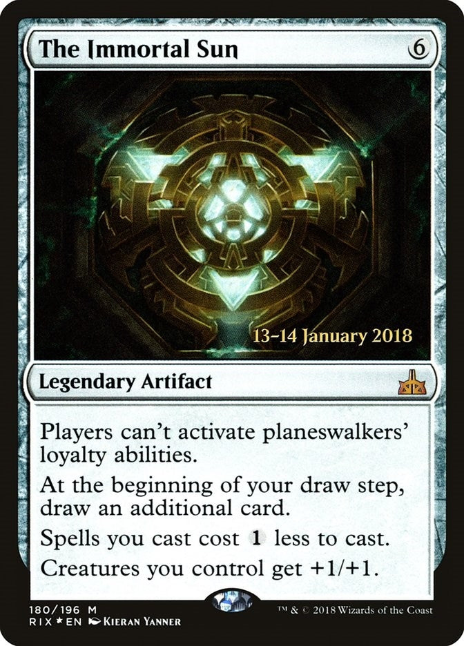 Image for The Immortal Sun (180) [Prerelease Cards] - Magic: The Gathering