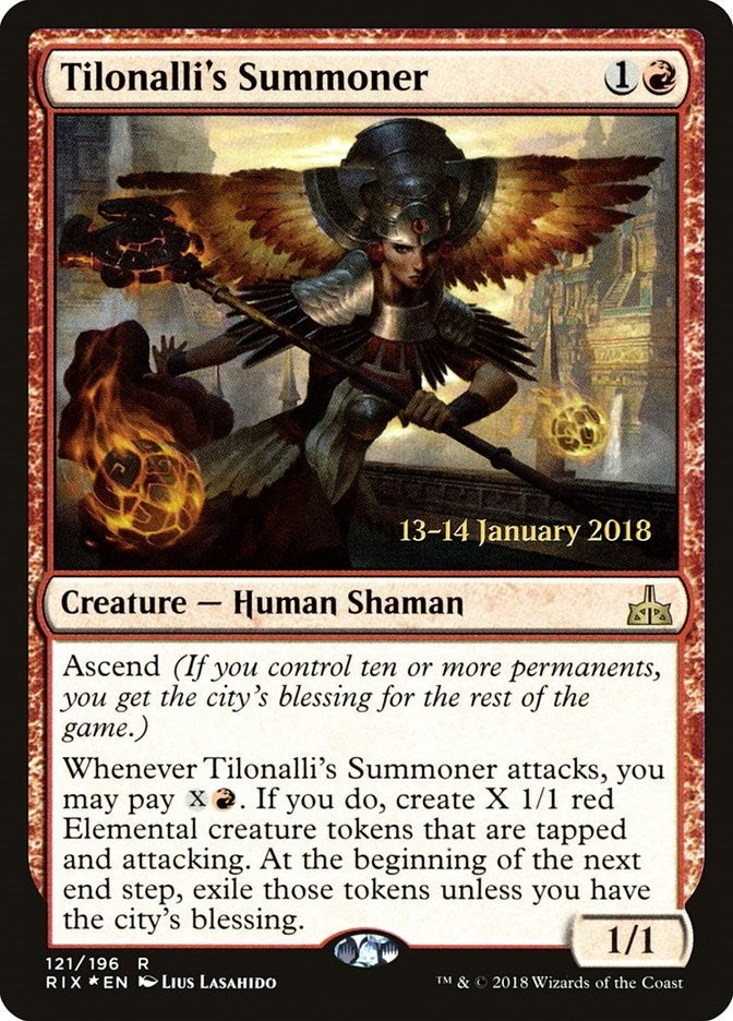 Image for Tilonalli's Summoner (121) [Prerelease Cards] - Magic: The Gathering
