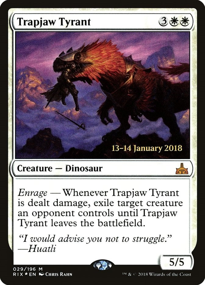 Image for Trapjaw Tyrant (29) [Prerelease Cards] - Magic: The Gathering