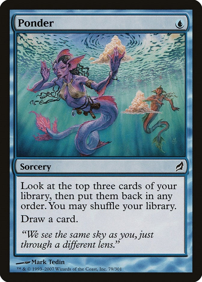 Image for Ponder (79) [Lorwyn] - Magic: The Gathering
