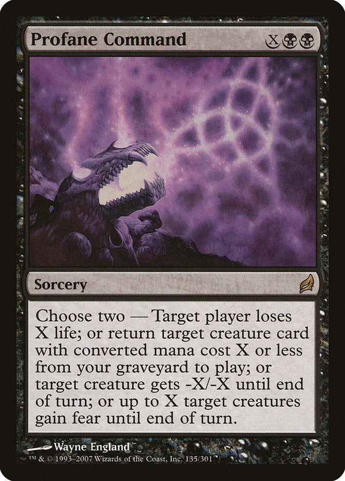 Image for Profane Command (135) [Lorwyn] - Magic: The Gathering