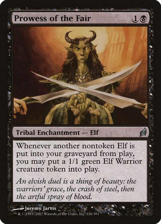 Image for Prowess of the Fair (136) [Lorwyn] - Magic: The Gathering