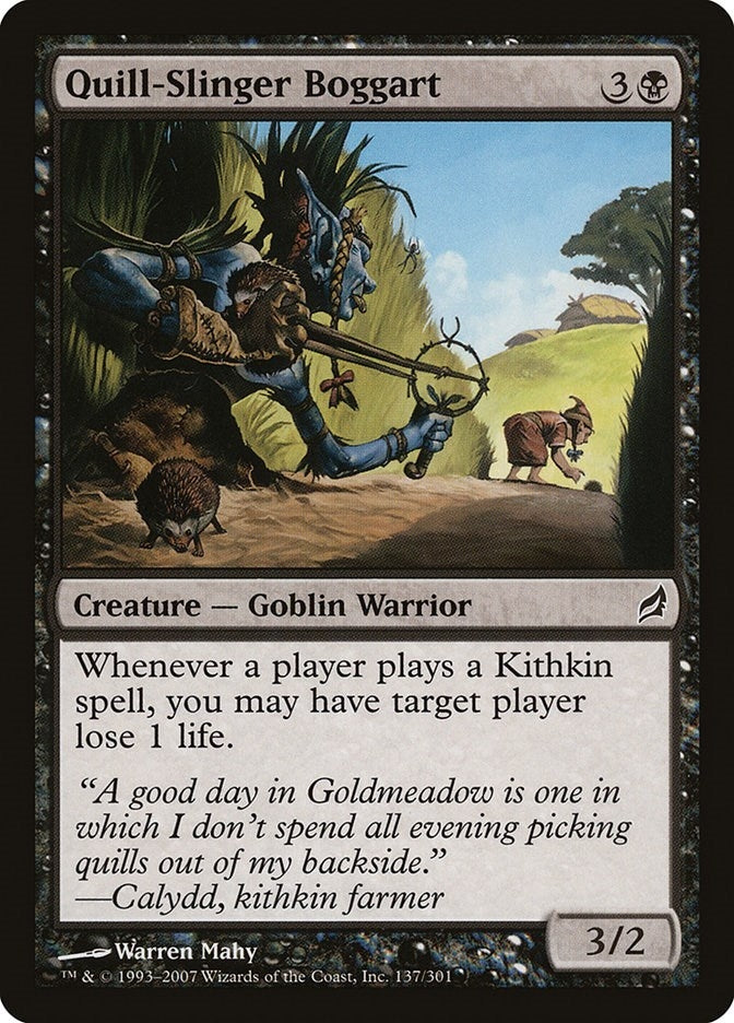 Image for Quill-Slinger Boggart (137) [Lorwyn] - Magic: The Gathering