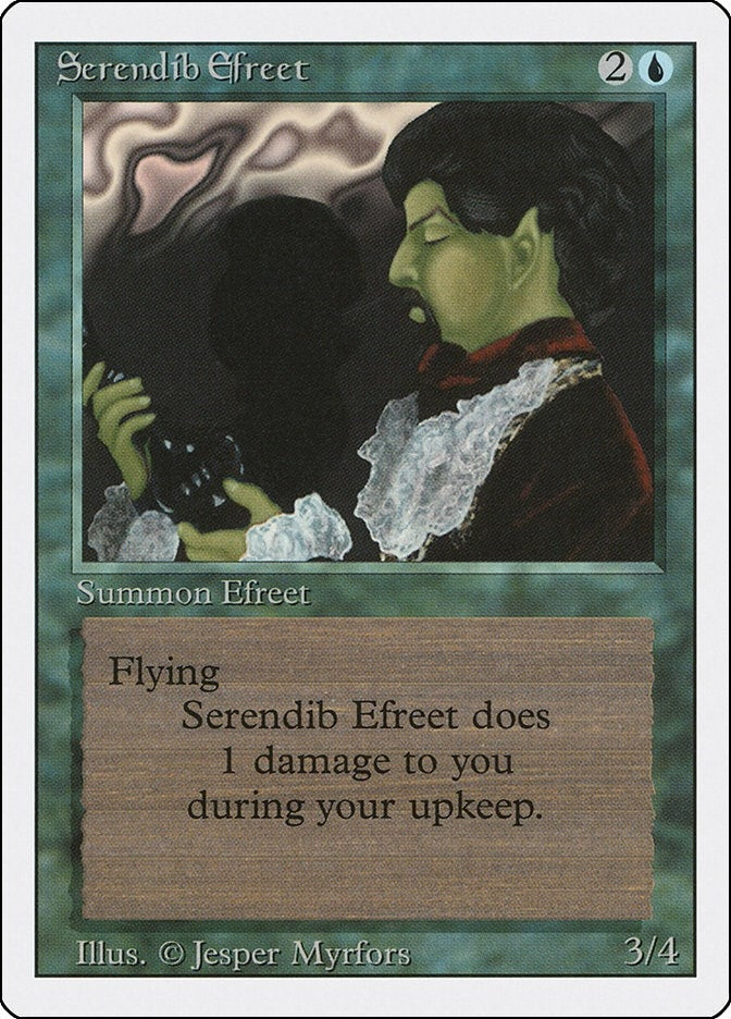 Image for Serendib Efreet [Revised Edition] - Magic: The Gathering