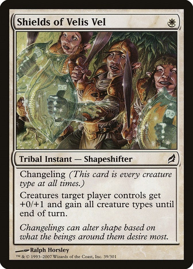 Image for Shields of Velis Vel (39) [Lorwyn] - Magic: The Gathering