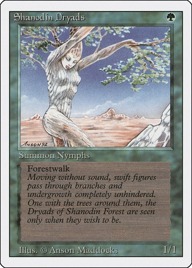 Image for Shanodin Dryads [Revised Edition] - Magic: The Gathering