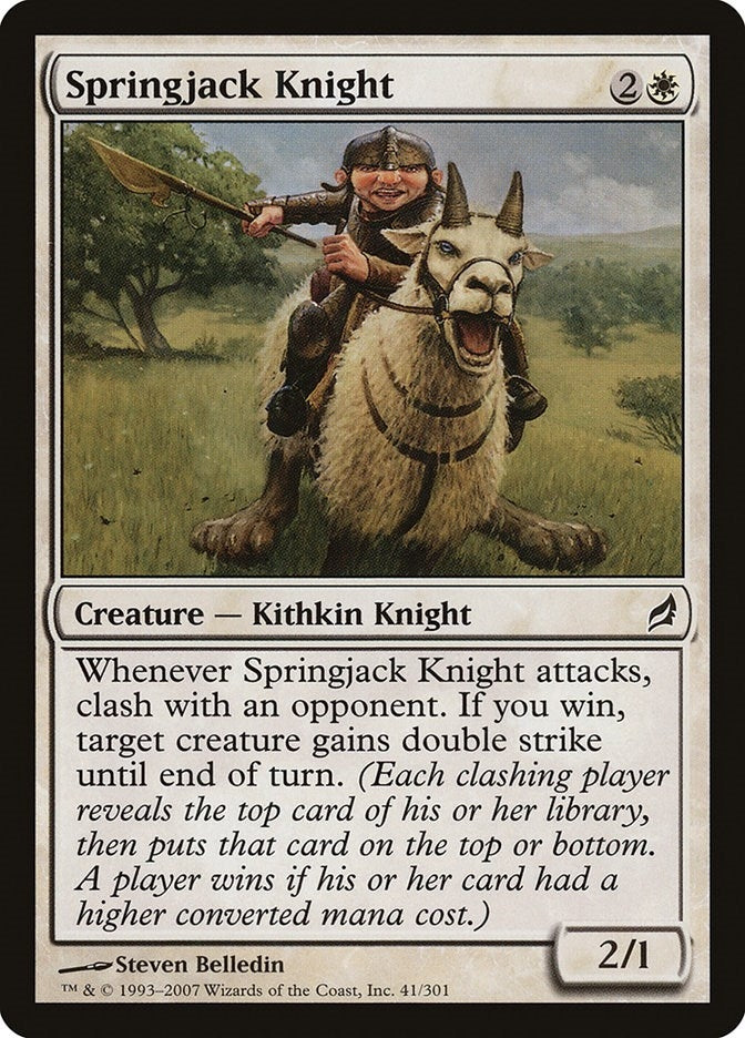 Image for Springjack Knight (41) [Lorwyn] - Magic: The Gathering