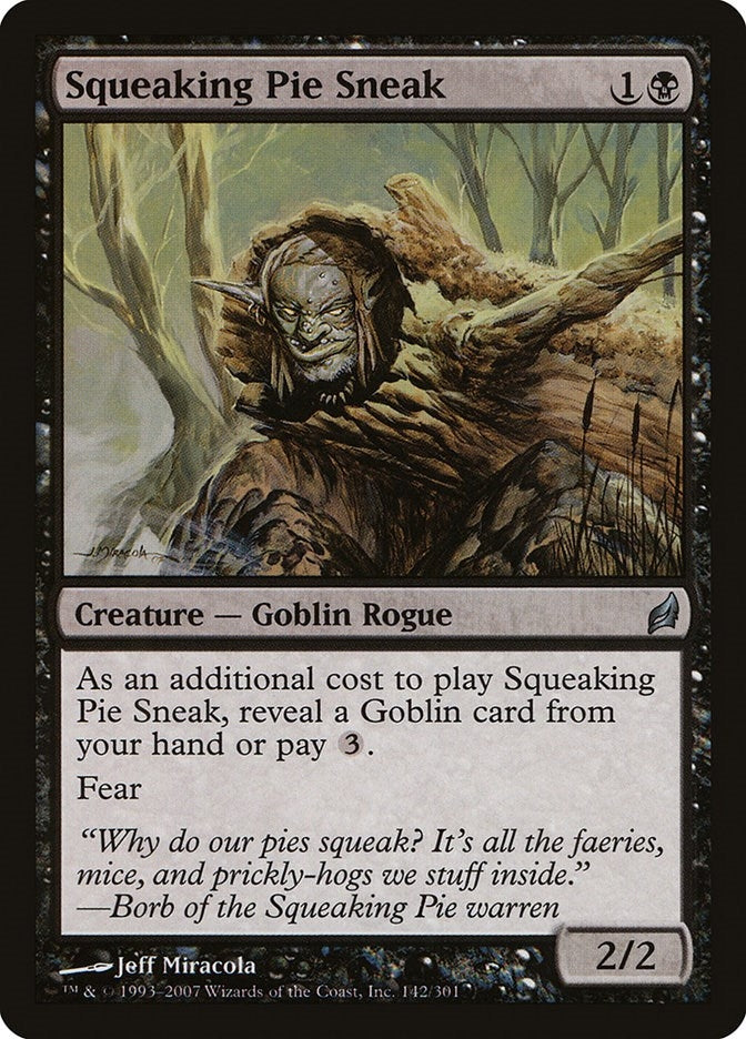 Image for Squeaking Pie Sneak (142) [Lorwyn] - Magic: The Gathering