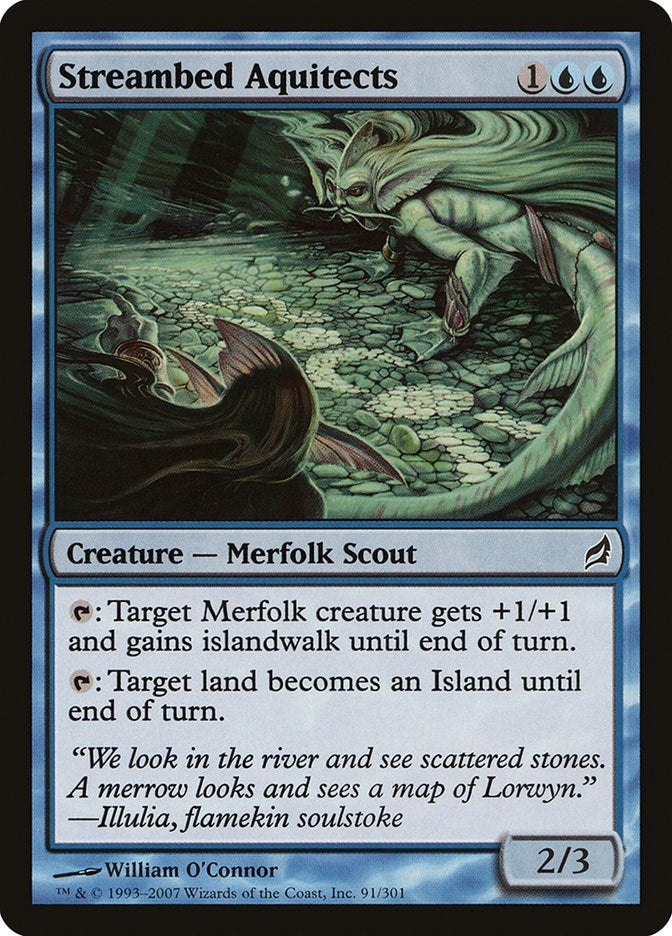 Image for Streambed Aquitects (91) [Lorwyn] - Magic: The Gathering