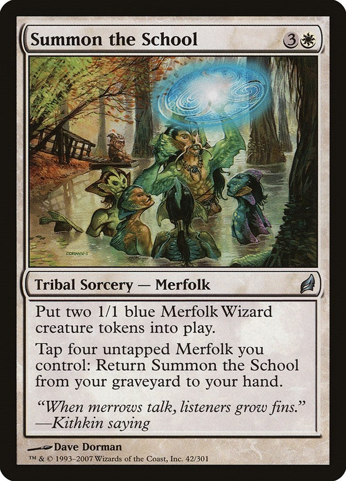 Image for Summon the School (42) [Lorwyn] - Magic: The Gathering