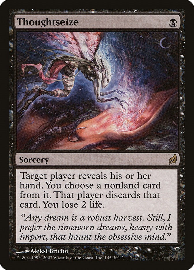 Image for Thoughtseize (145) [Lorwyn] - Magic: The Gathering