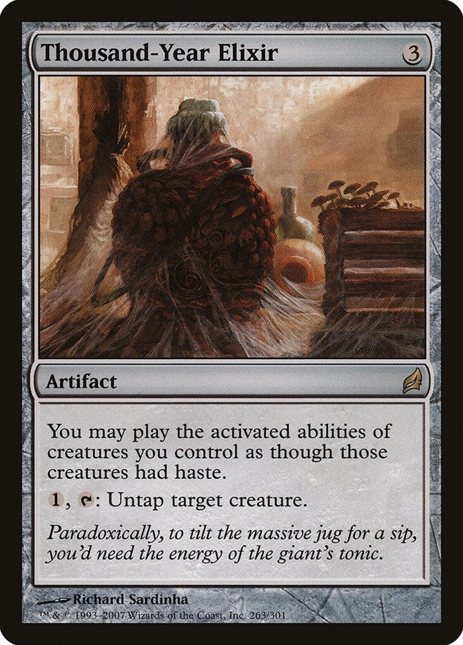 Image for Thousand-Year Elixir (263) [Lorwyn] - Magic: The Gathering