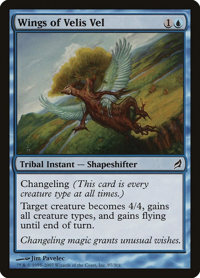 Image for Wings of Velis Vel (97) [Lorwyn] - Magic: The Gathering